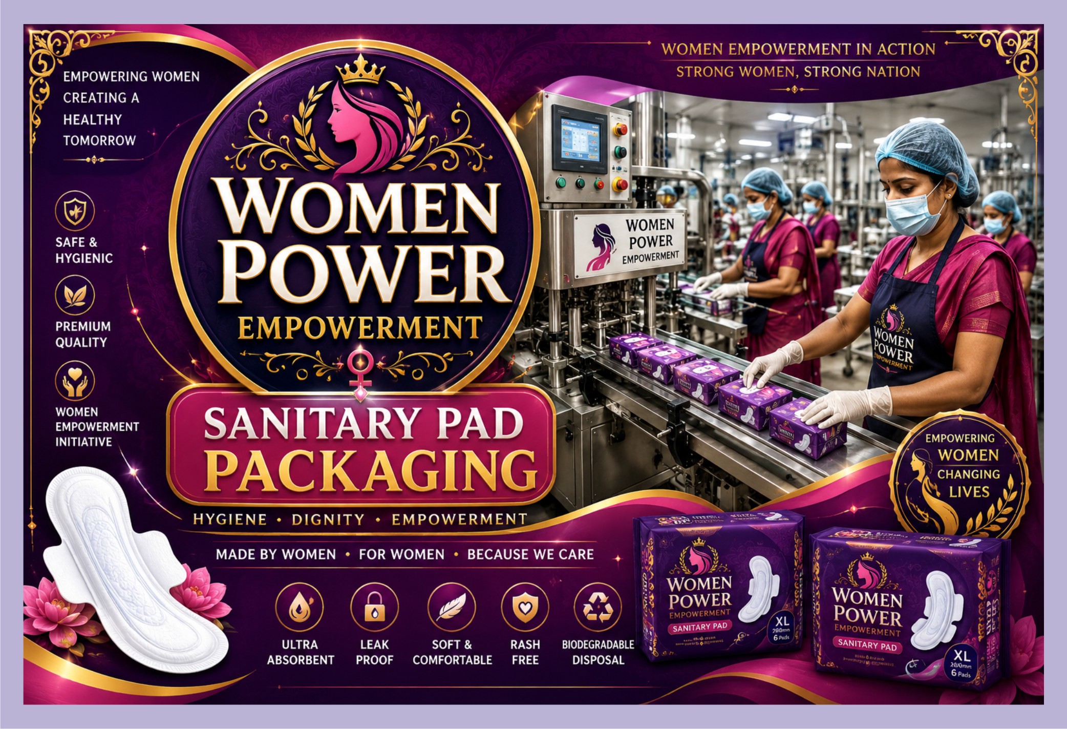 Sanitary Pad Packaging